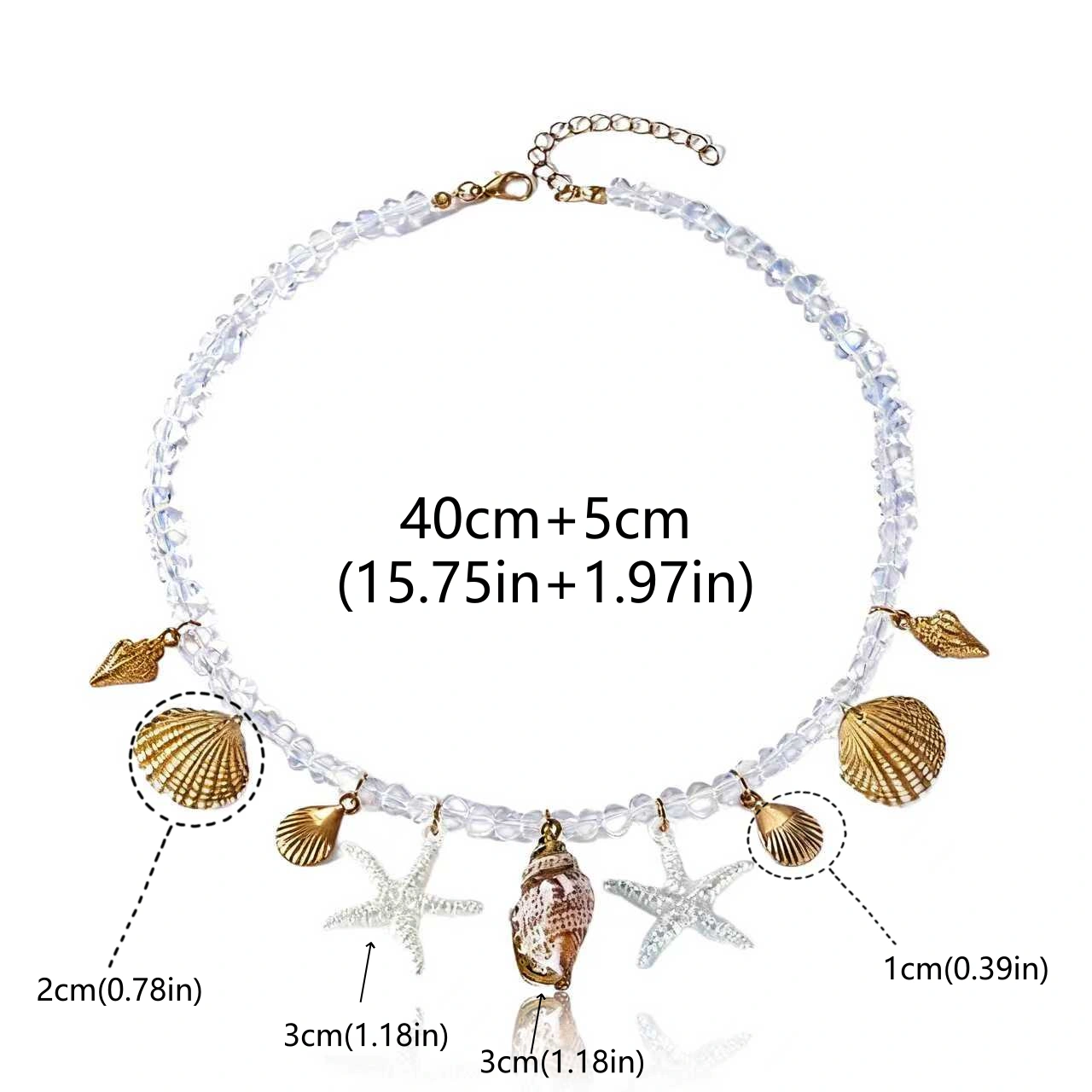 Cosmic Tide Pearls Necklace – Ocean’s Whisper-size chart Cosmic Tide Pearls Necklace – Ocean’s Whisper-size chart