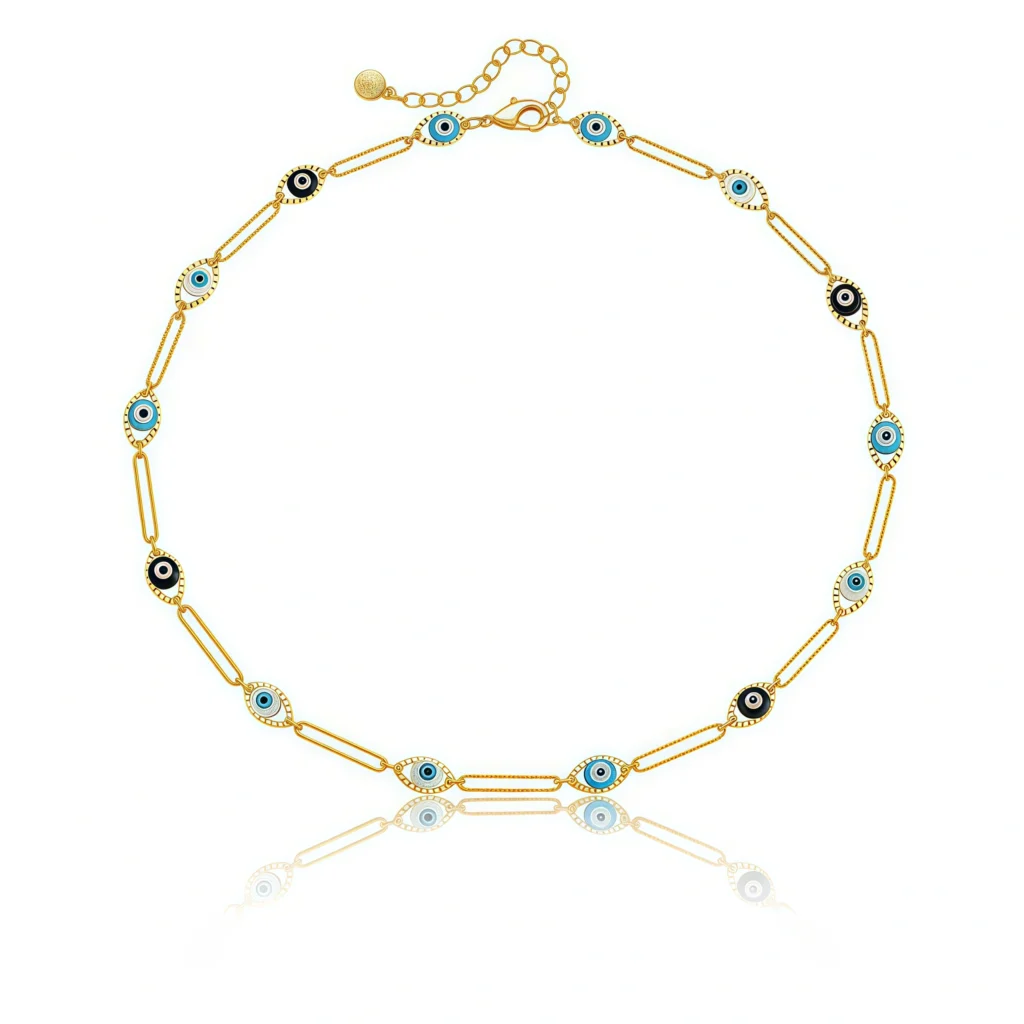 Cosmic Energy Amulet – Guardian Evil Eye Necklace