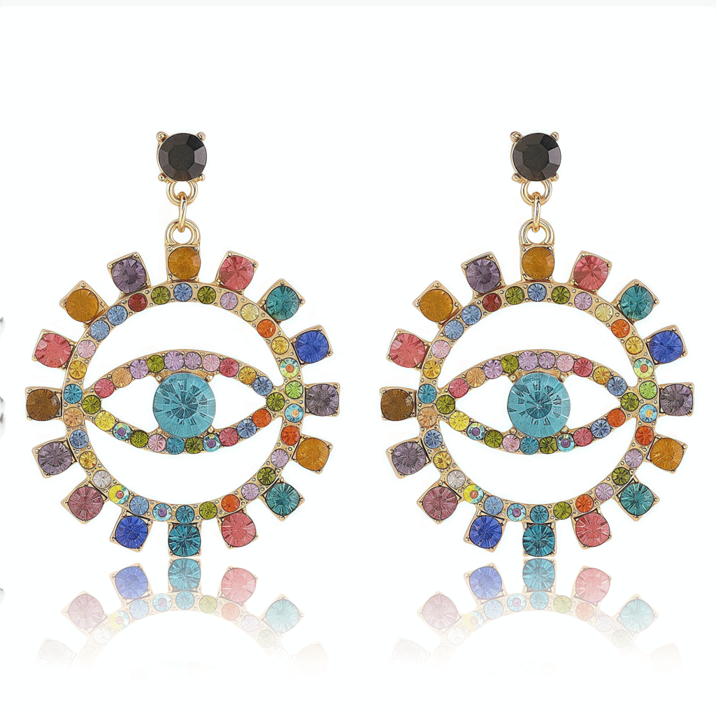 Cosmic Energy Diamond Earrings in mixed