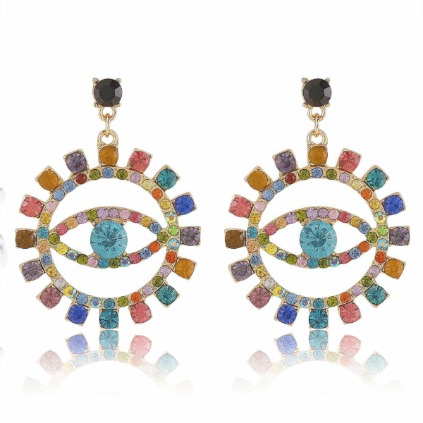 Cosmic Energy Diamond Earrings in mixed