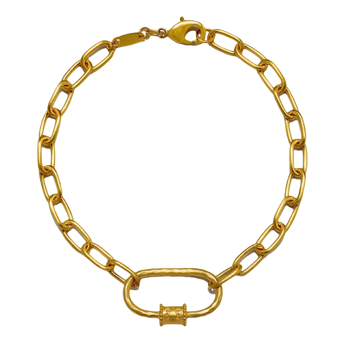 Adjustable DIY cosmic energy bracelet base with silver solar clasp