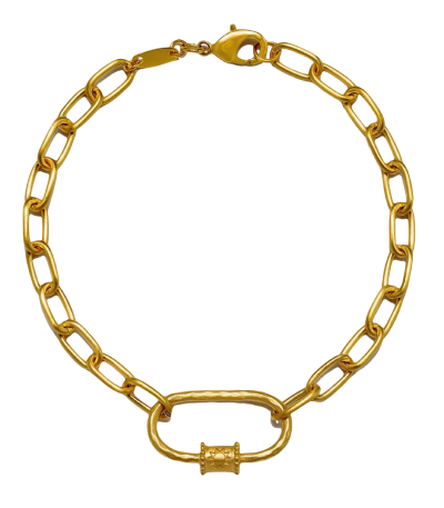Adjustable DIY cosmic energy bracelet base with silver solar clasp