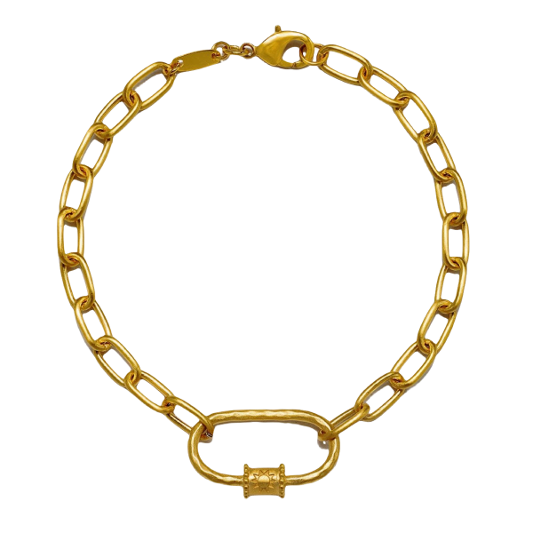 Adjustable DIY cosmic energy bracelet base with silver solar clasp