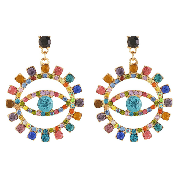 Cosmic Energy Diamond Earrings in mixed