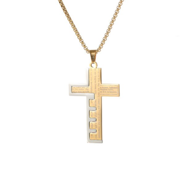 Embrace the Lord Prayer Cross Necklace