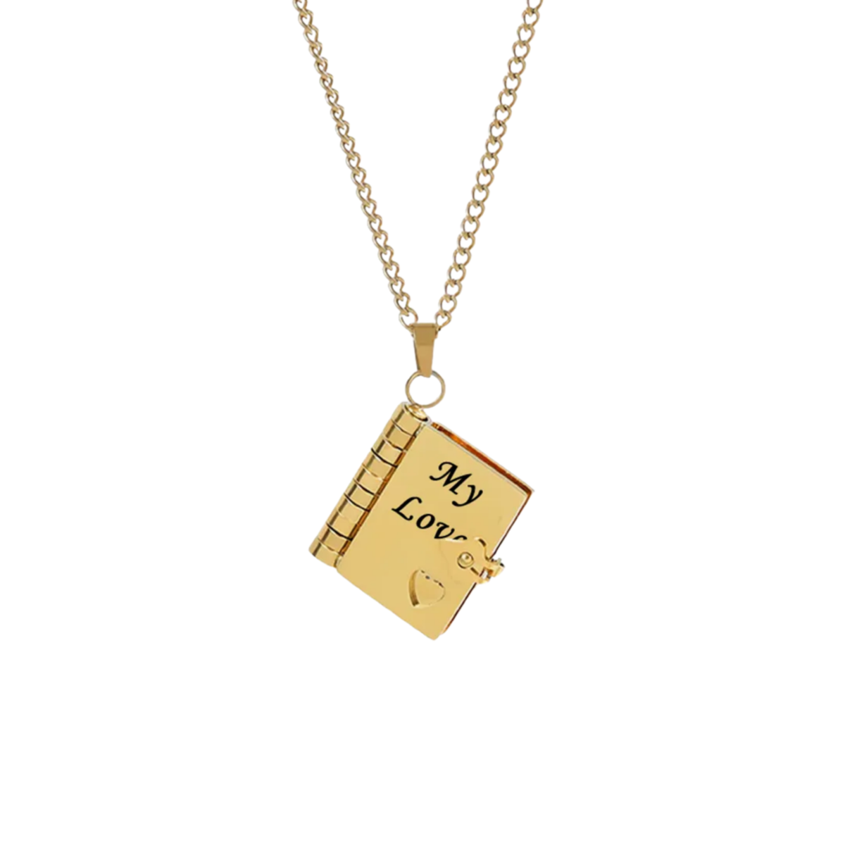 Family Love-The Most Beautiful Chapter Book Necklace-For LOVE-MY LOVE-main view