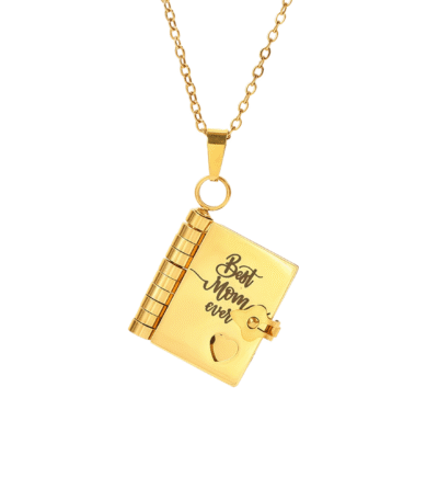 Family Love-The Most Beautiful Chapter Book Necklace-For mom-best mom- main view