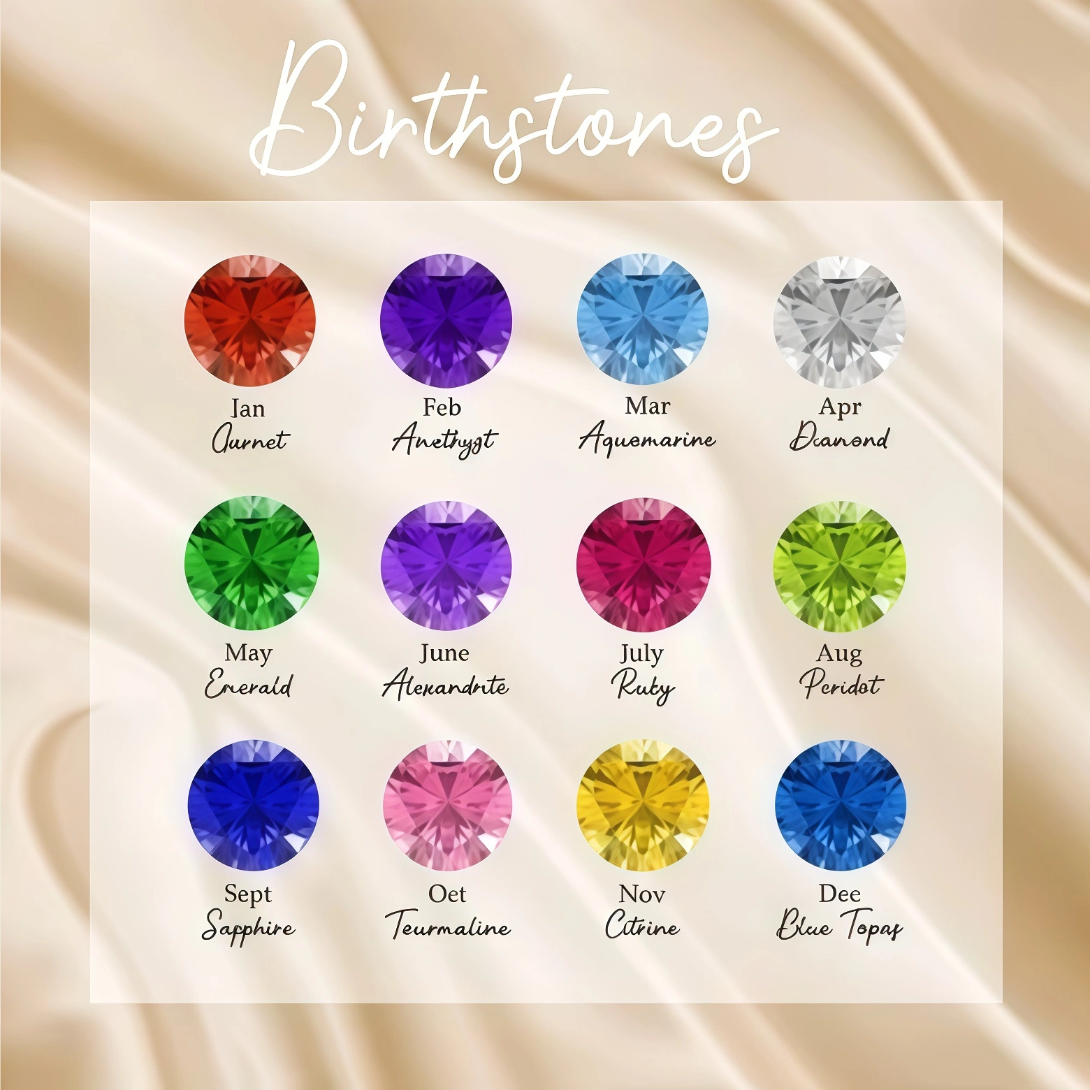 Love Knot Bracelet - Engraved with Name and Birthstone-color Love Knot Bracelet - Engraved with Name and Birthstone-color