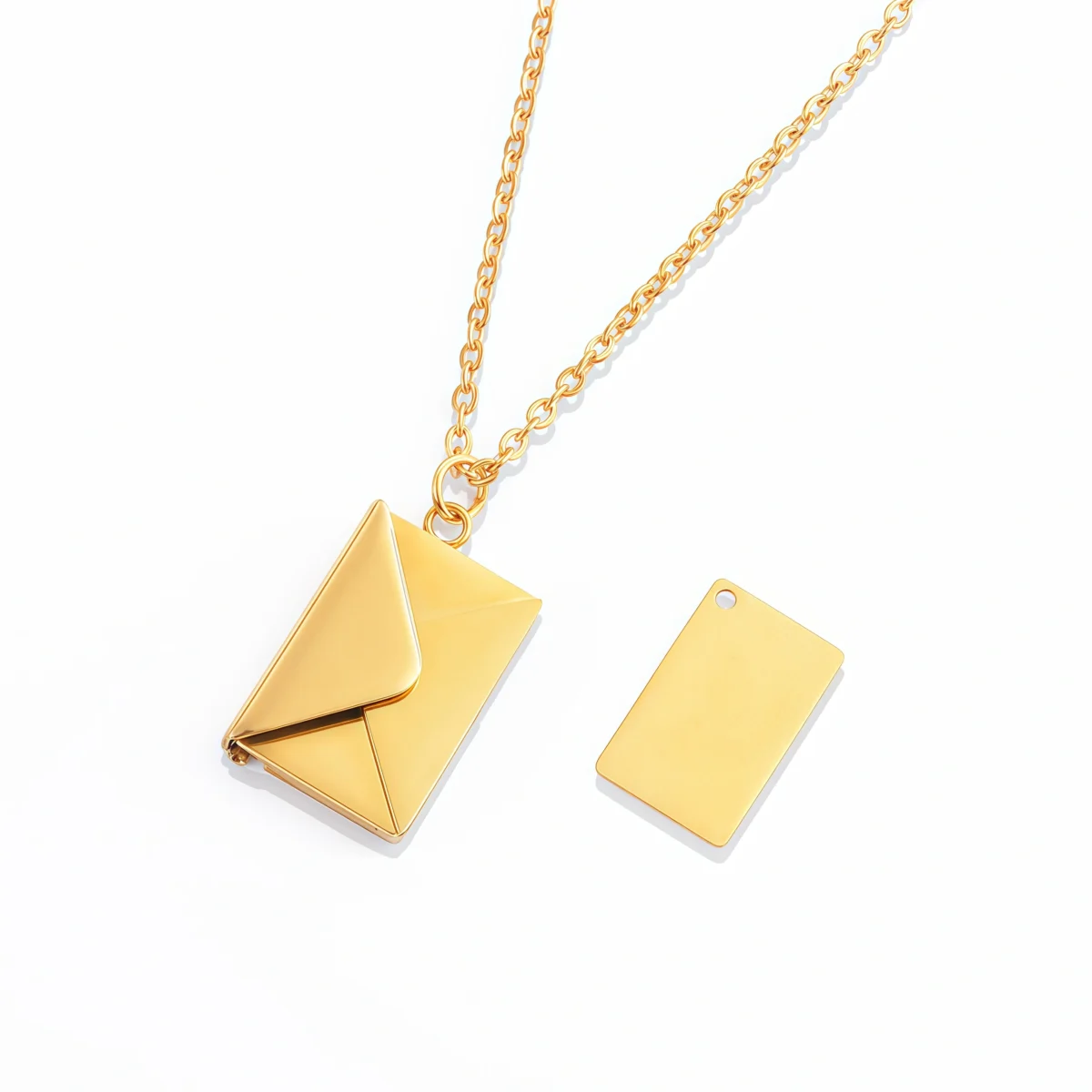 Love Letter — Customizable Envelope Pendant Necklace
