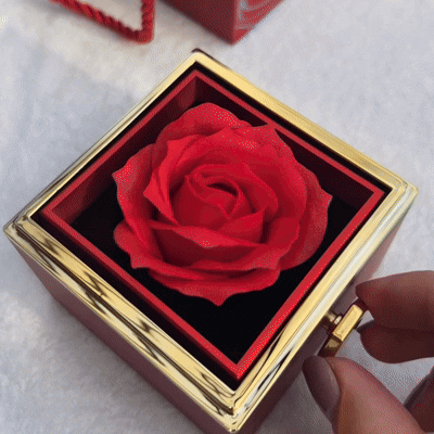 Heart-Shaped Necklace Love Rotating Gift Box Set-show view Heart-Shaped Necklace Love Rotating Gift Box Set-show view